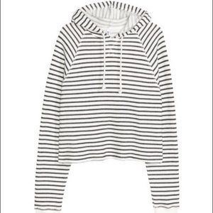 H&M striped hoodie